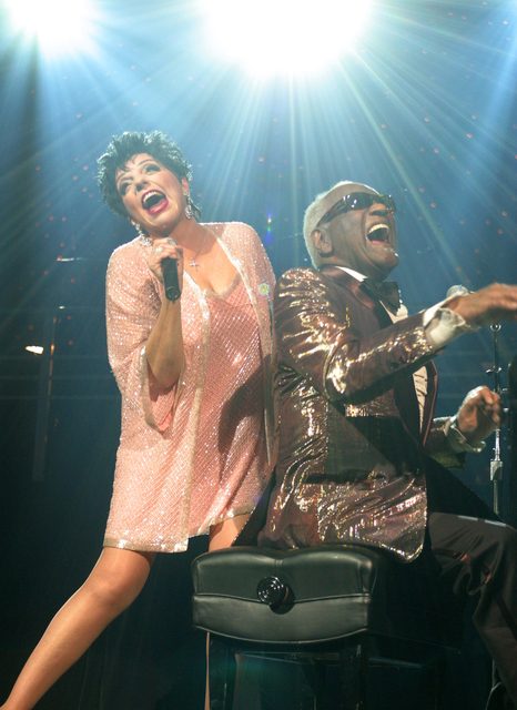 Liza Minnelli and Ray Charles